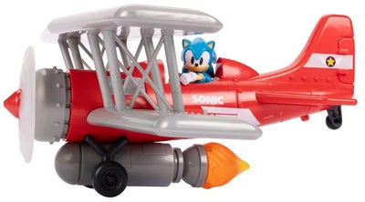 Sonic Tornado Biplane med Sonic-figur