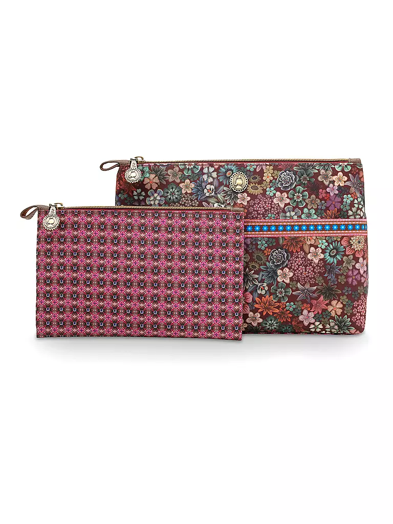 PIP STUDIO Toilettetasche TUTTI I FIORI 26x18x7,5cm Combi Pink beere