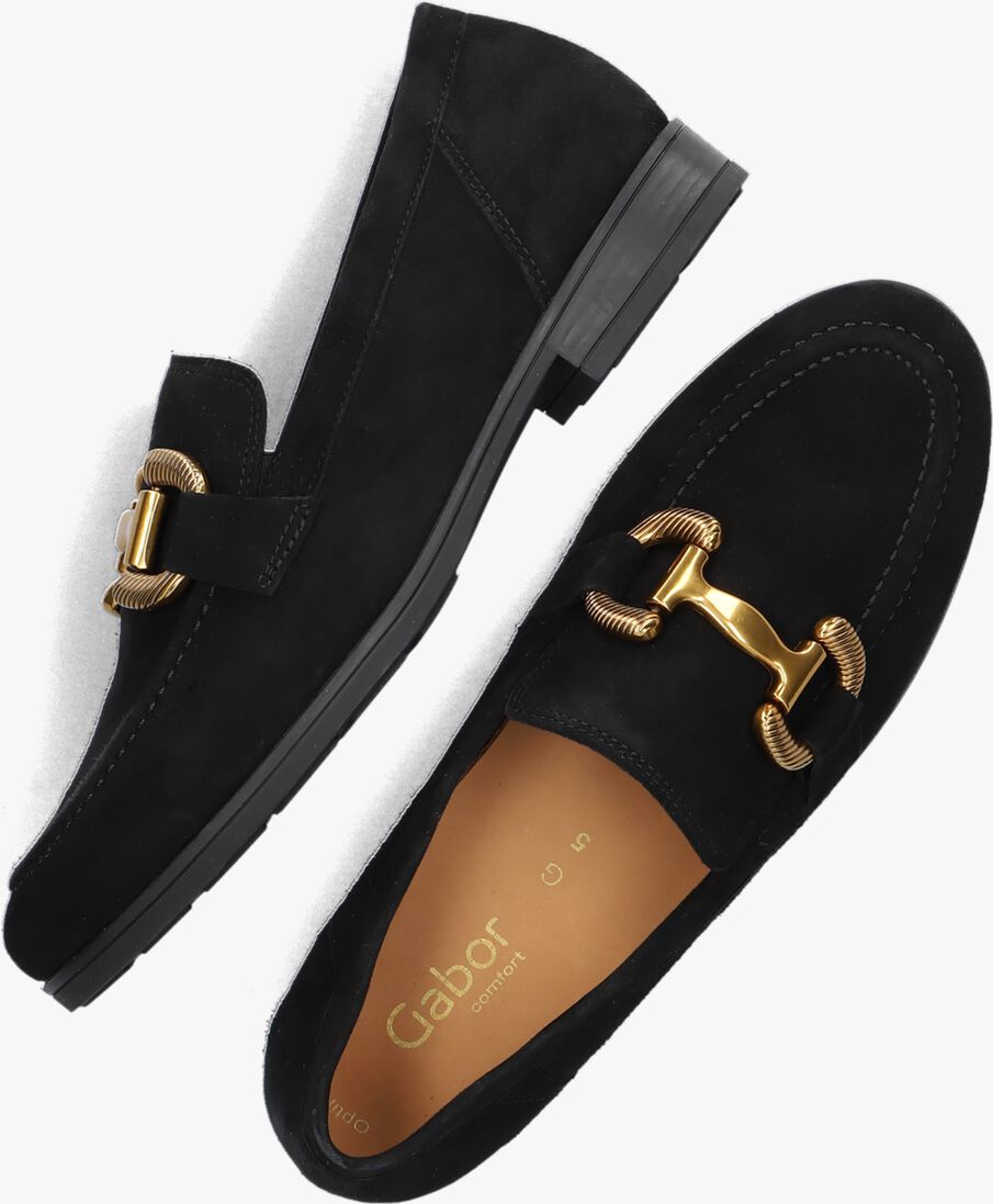 GABOR zwarte gabor loafers 422.1