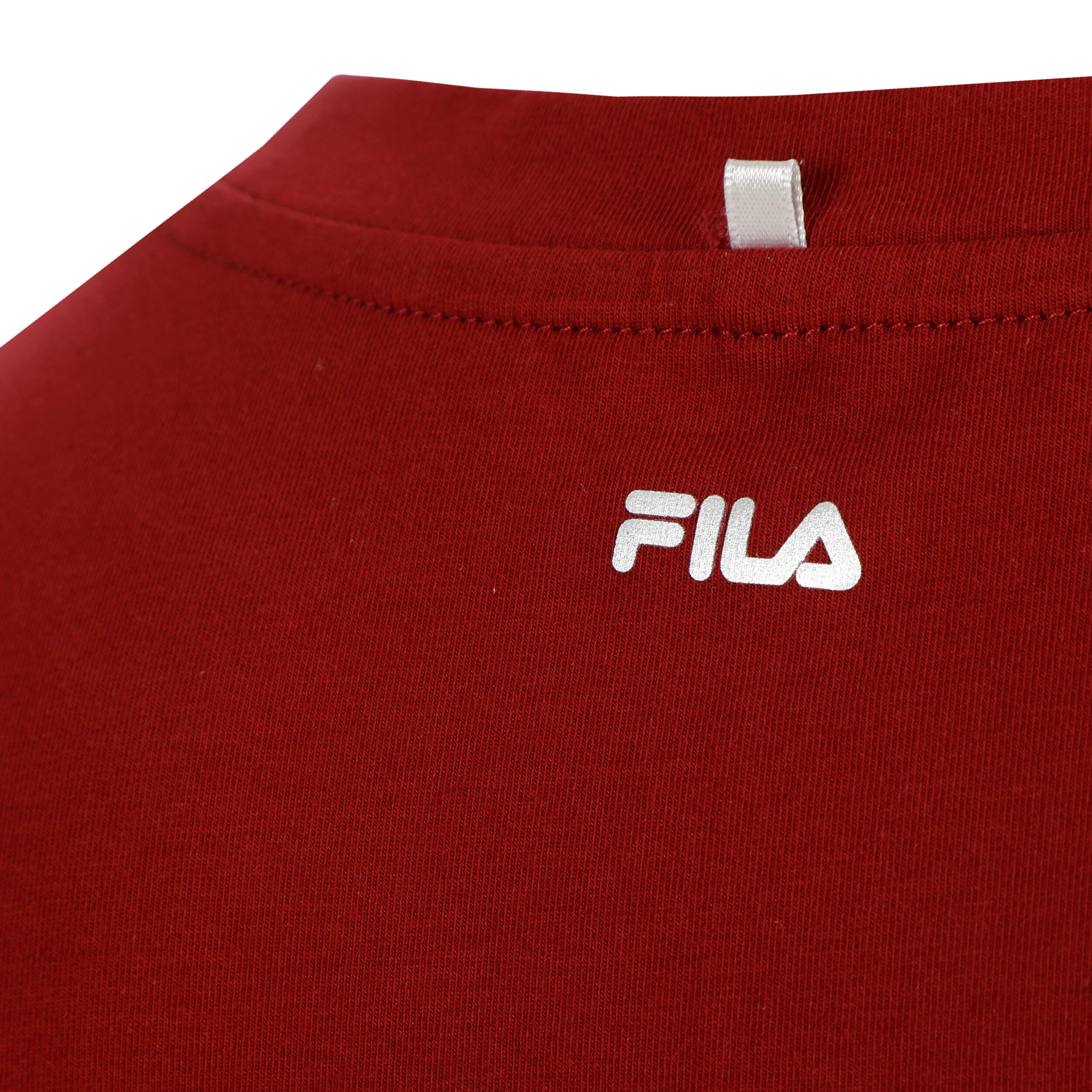 Fila Nevio T-shirt Hommes - Rouge Foncé