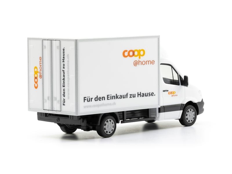 ACE Lieferwagen Sprinter Coop@home 1:87 Robuster Spielzeuglieferwagen aus Kunststoff