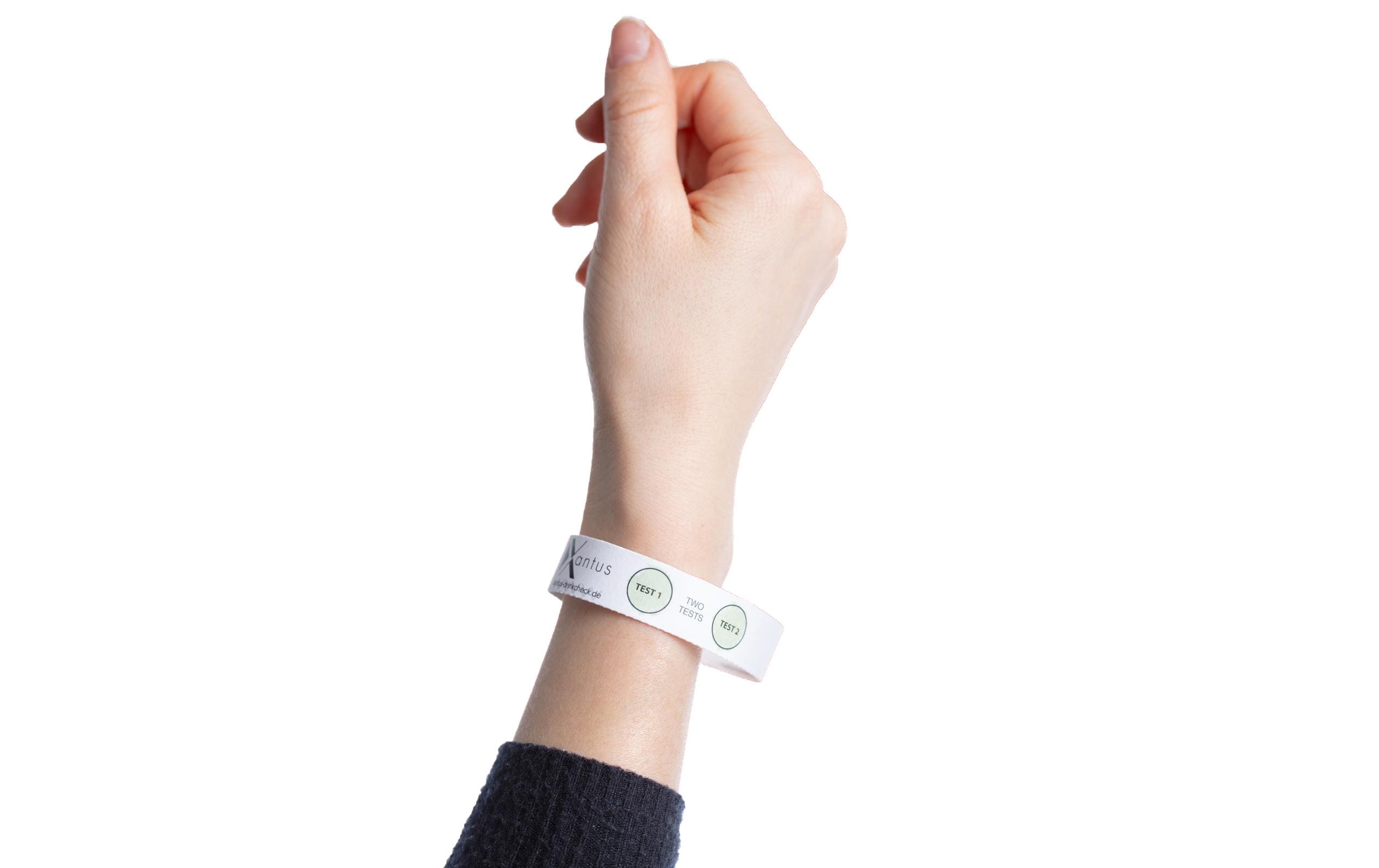 K.O. Tropfen GHB Schutz-Armband 2 StückTest-Armband für die Anwesenheit von Knockout-Tropfen