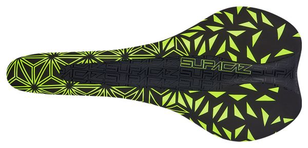 Selle SUPACAZ Scorch Carbon Jaune Fluo