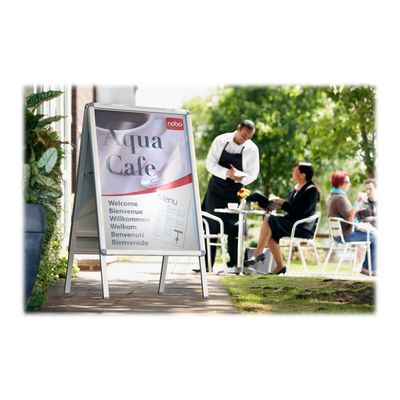 Nobo - Chevalet sur pied - porte-affiche clipsable A0