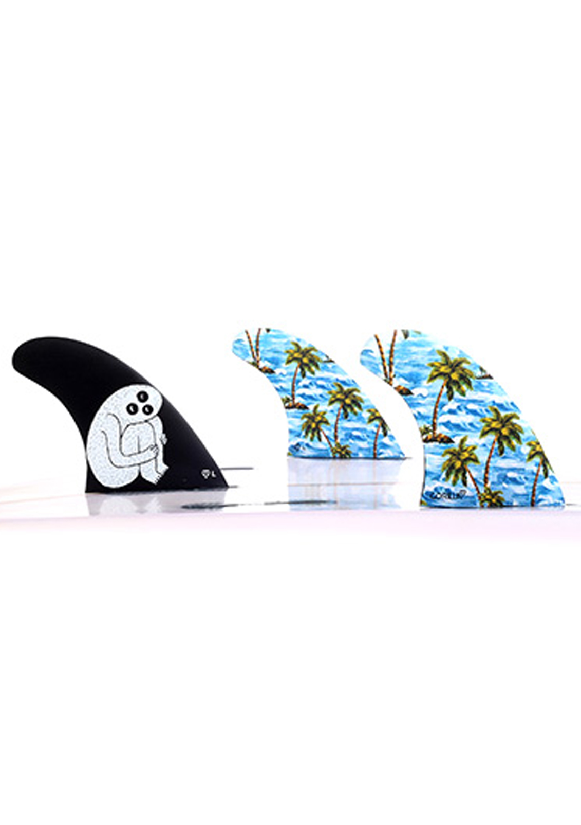 Gorilla Futures Sloth palm Trend Large  tri-fin