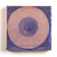 Handbemalte Fliese 'Rond', L 5 cm, B 5 cm von fischer's lagerhaus