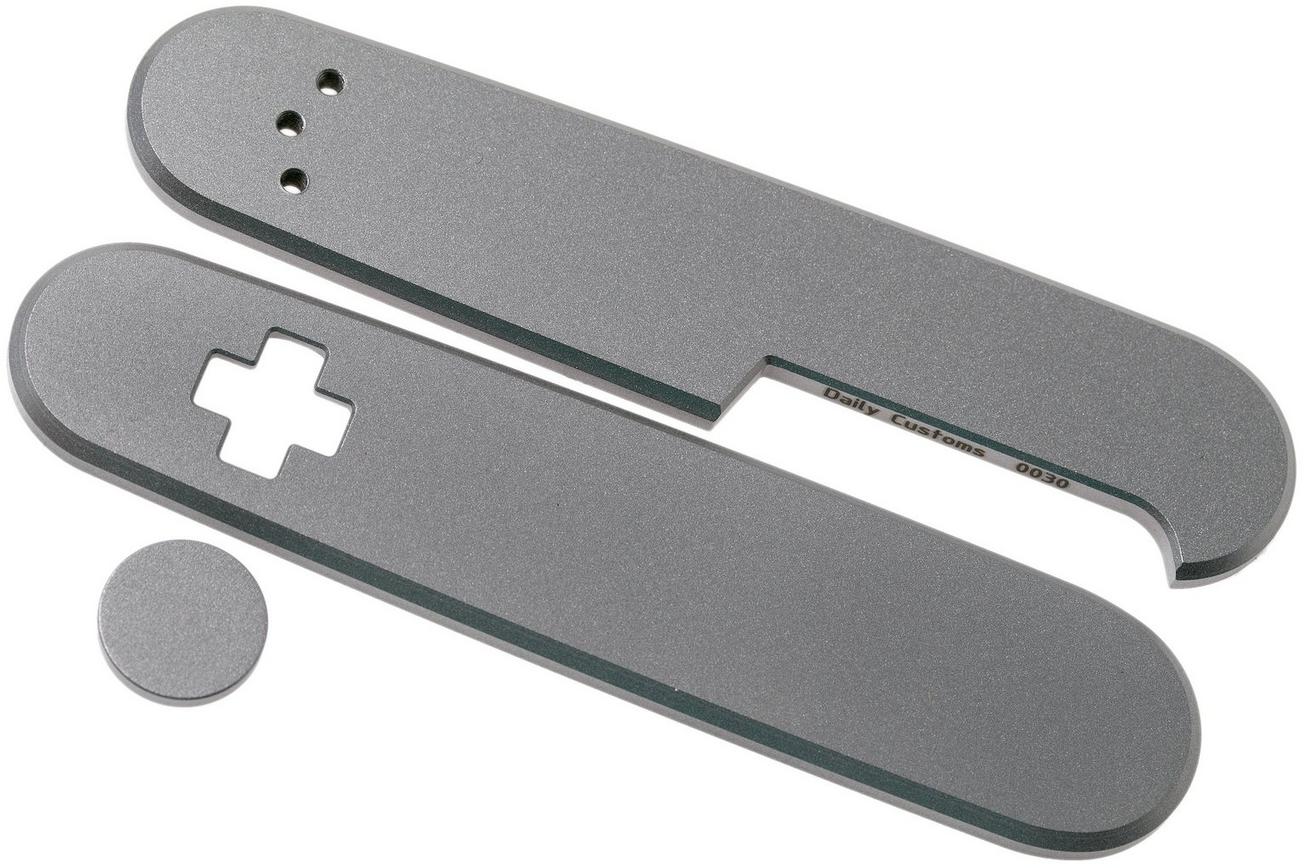 Daily Customs 91.3 Plain, Titanium P10012423 Victorinox greepschalen