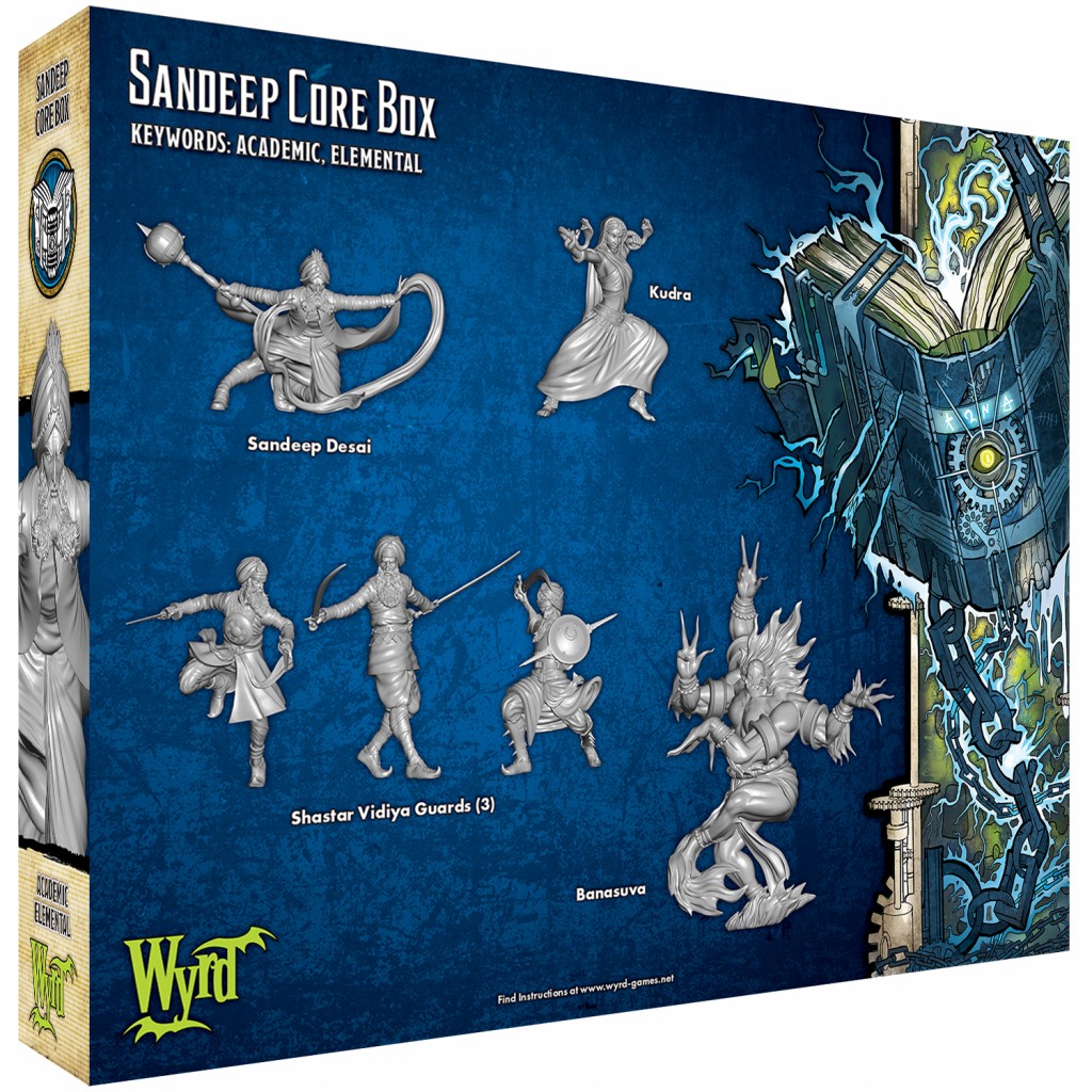 Malifaux 3E - Arcanists- Sandeep Core Box