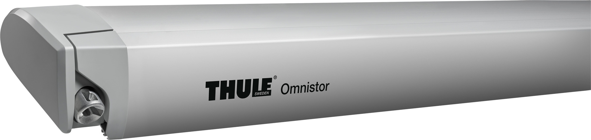 Thule Omnistor 6300 Dachmarkise Gehäusefarbe Eloxiert Tuchfarbe Mystic Grey 3,25 m