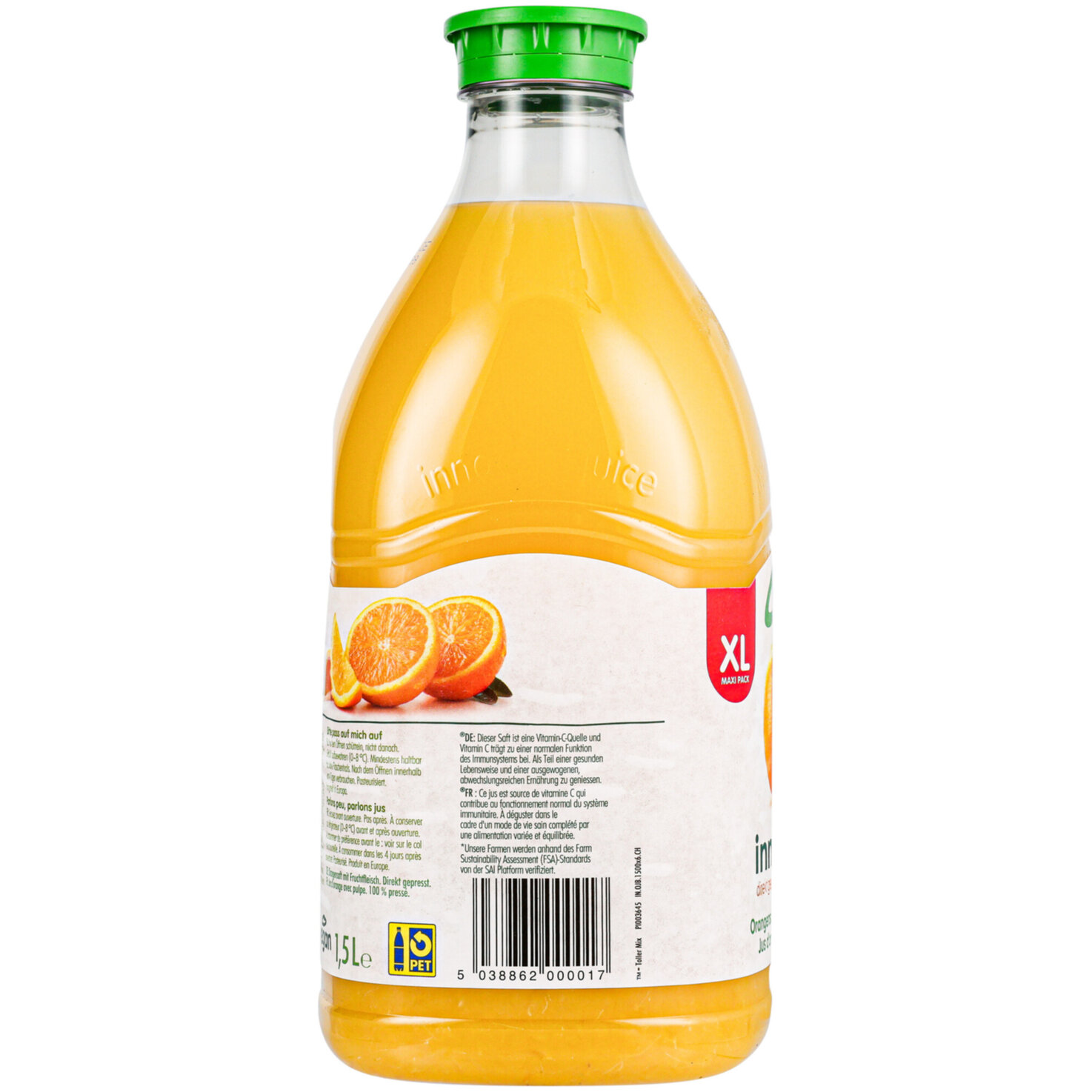 innocent Orangensaft mit Fruchtfleisch