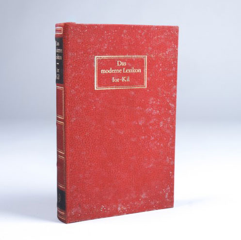 Buch-Tresor 'Lexikon', B 14 cm, H 21 cm, L 3 cm von fischer's lagerhaus