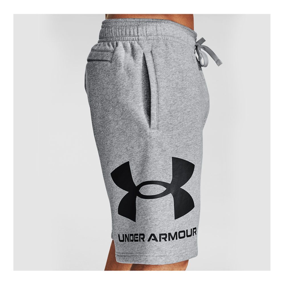 Under Armour RIVAL FLEECE BIG LOGO - Short Homme gris