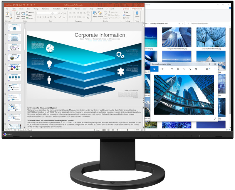 Eizo Monitor FlexScan EV2480-Swiss Edition, schwarz, 23.8 '', 1920 x 1080 px