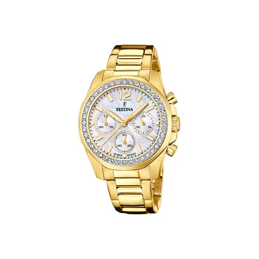 Festina Rainbow 20609 Dameur, Guld, 38 mm