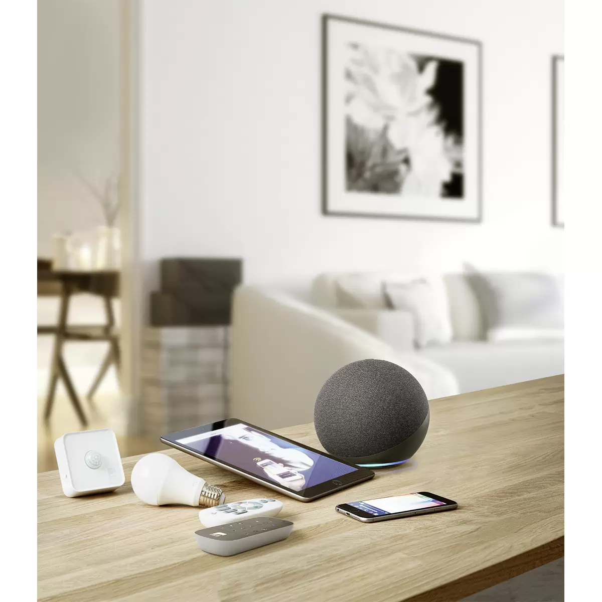 Fernbedienung connect Zigbee Schwarz