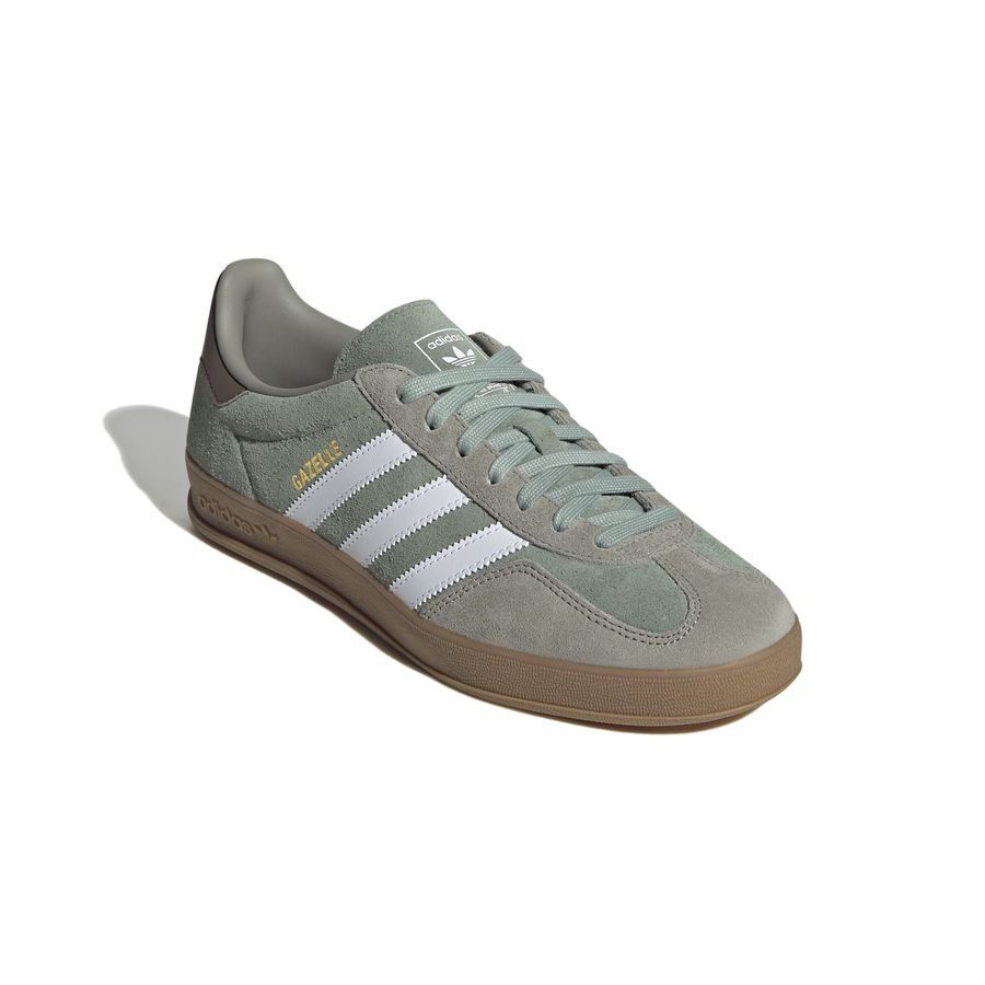 adidas Originals Chaussures Gazelle - Silver Green/Silver Pebble/Blanc