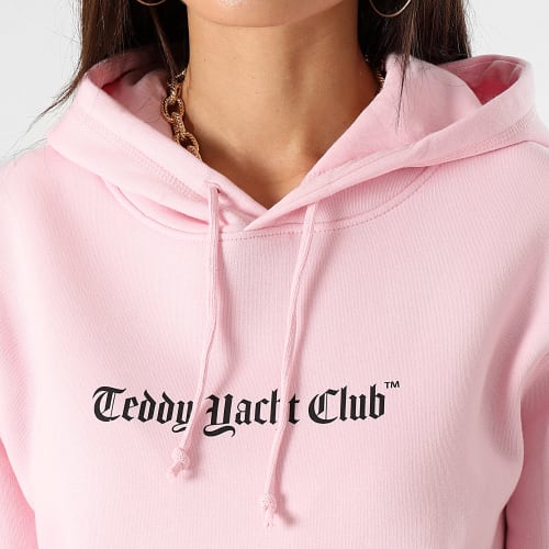 Sweat Capuche Femme Art Series Dripping Pink Rose
