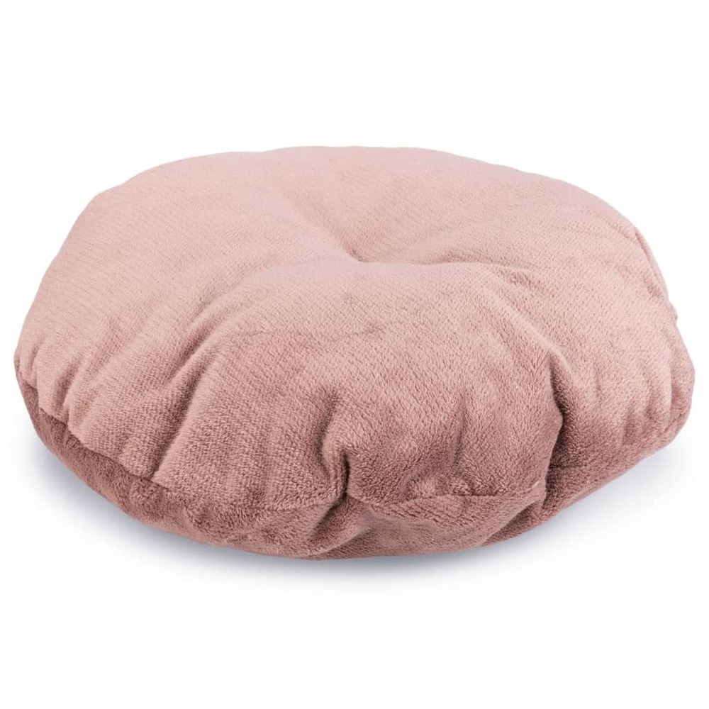Lit nervuré pour chat rose 50x35 cm