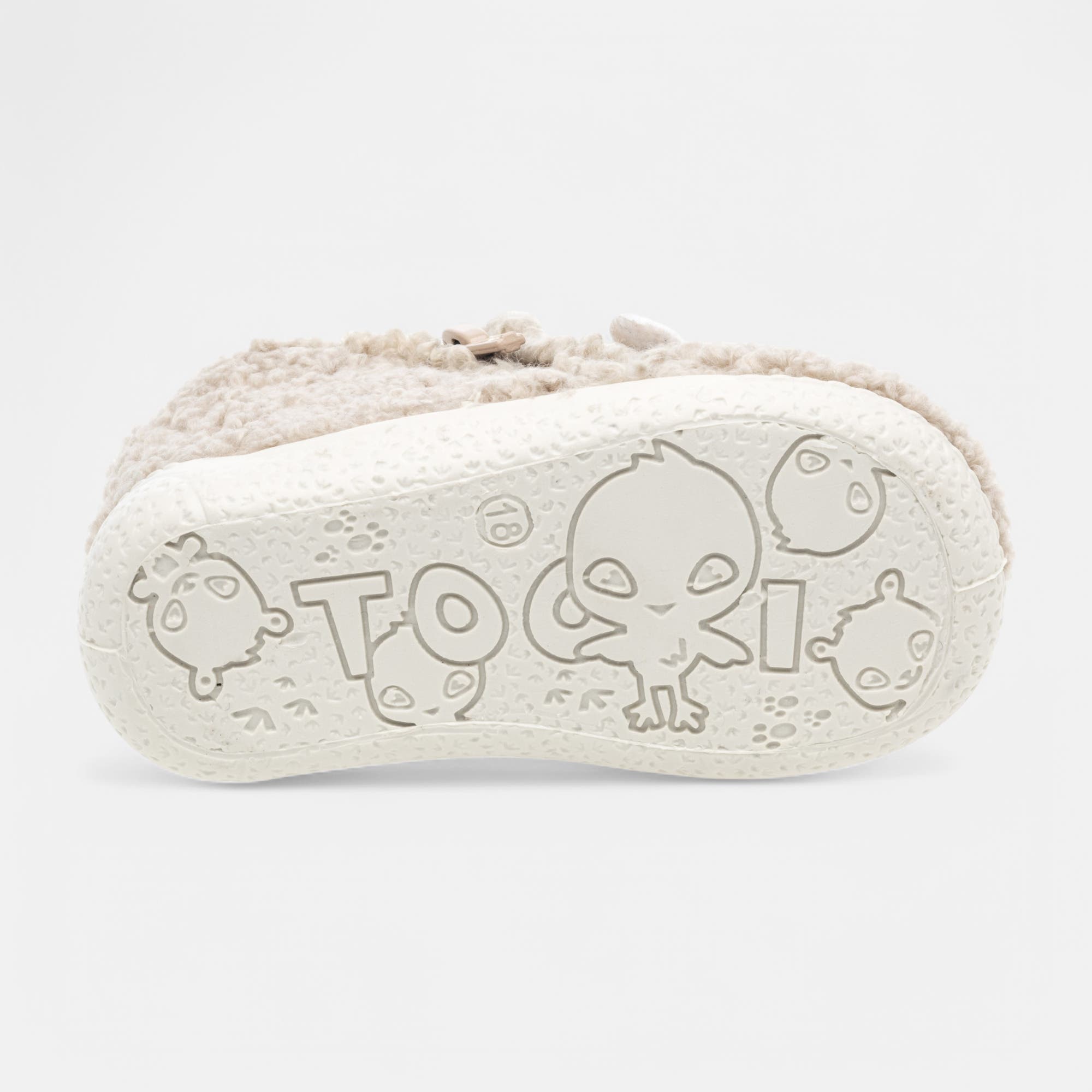 Pantoufles botillons zippés Bébé garçon beige
