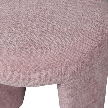 WOOOD kruk Charlie blush chenille stof