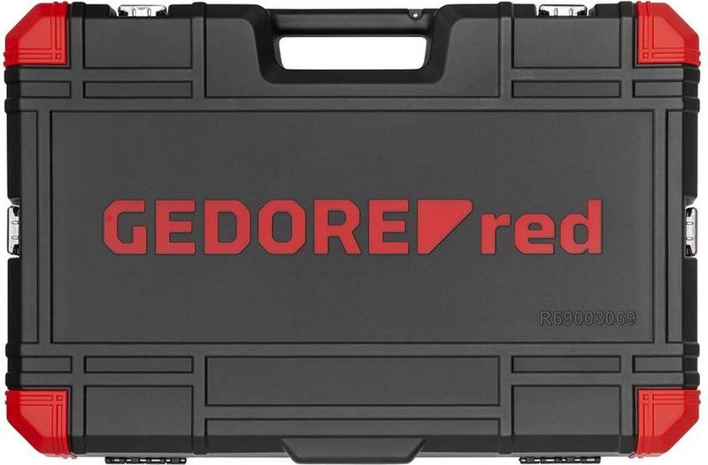 Gedore RED - Dopsleutelset - 69-delige Gereedschapset - Chroom-vanadium Staal