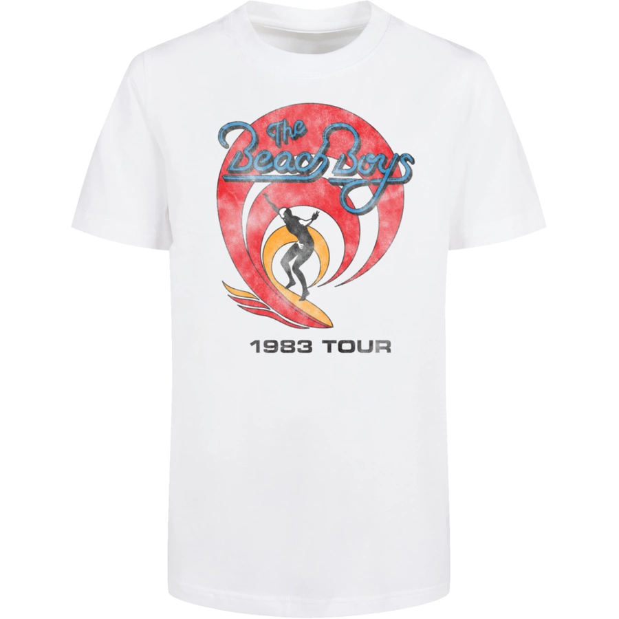 F4NT4STIC Basic Kids Tee The Beach Boys- Surfer '83 Vintage weiß