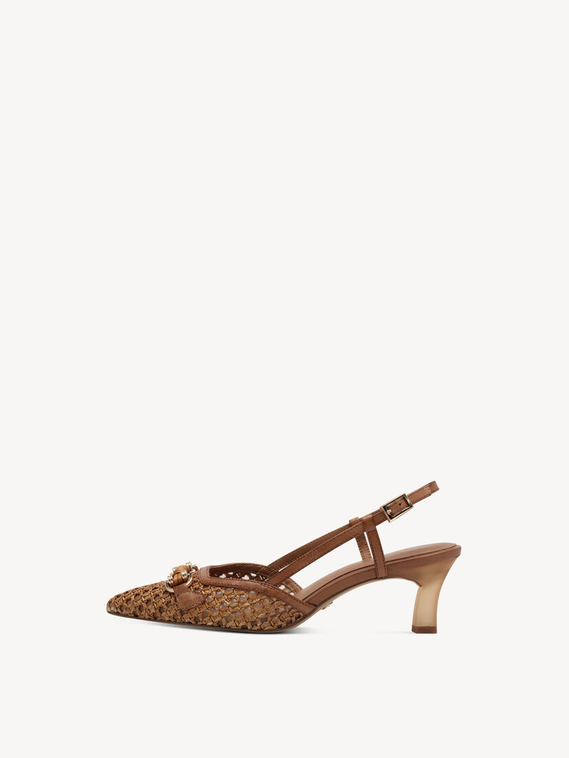 Slingpumps - bruin