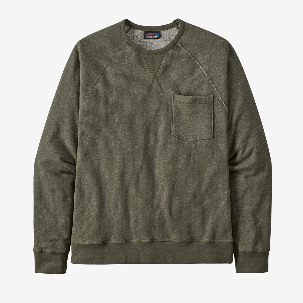 Mahnya Fleece-Sweatshirt mit Rundhalsausschnitt für Herren