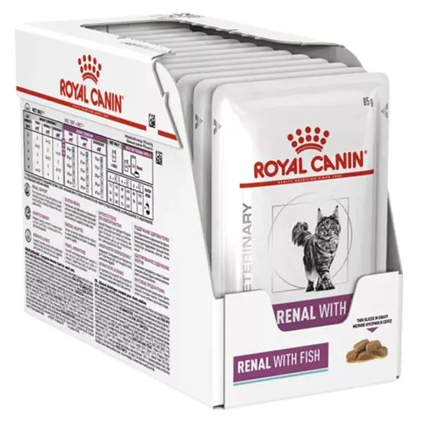 Royal Canin Veterinary Cat Renal Fish 12 x 85g