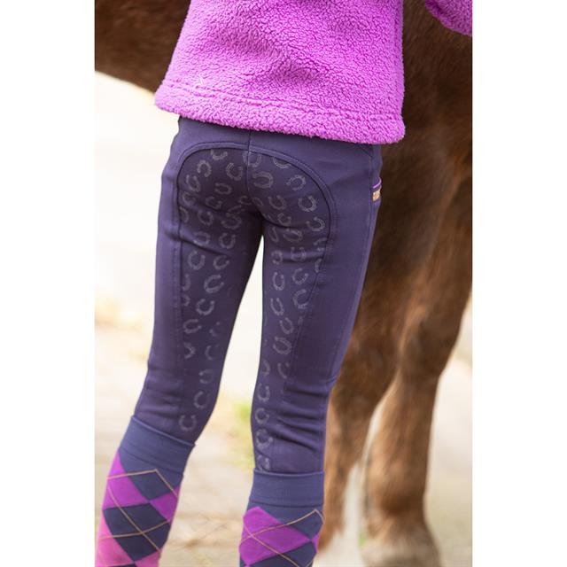 Paardrijlegging Harry's Horse LouLou Kai Full Grip Kids Donkerblauw