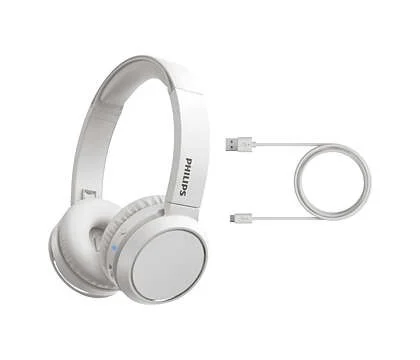 Philips Audio - On-ear Wireless Headphones - White