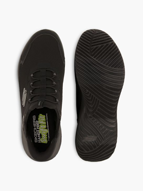 Skechers SWIFT FIT Slip-Ons Schwarz