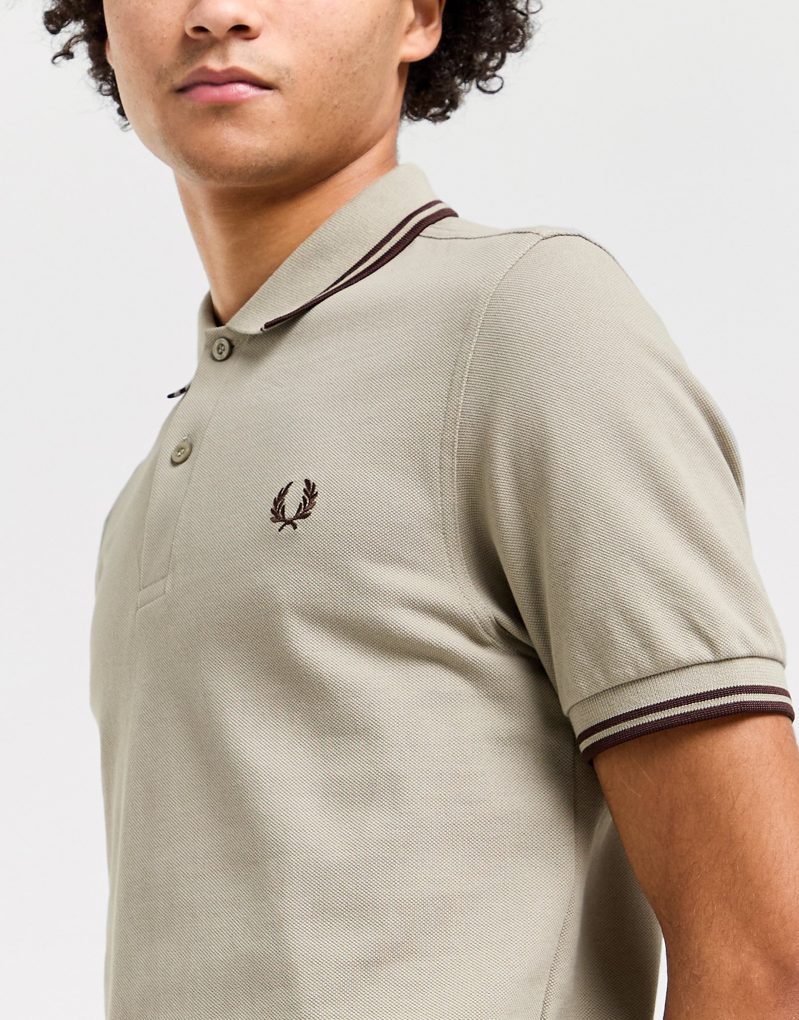 Fred Perry Polo Double Liseré Homme