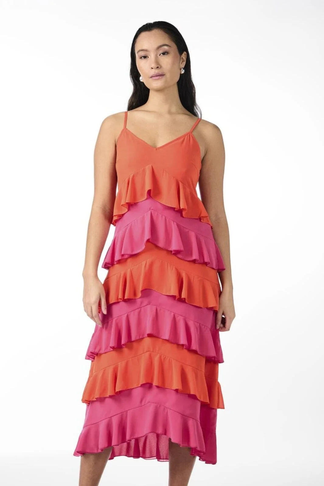 Y.A.S Yasclara Strap Midi Dress Wg