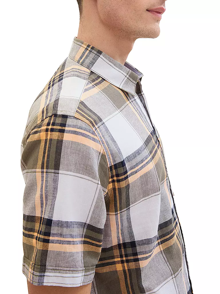 TOM TAILOR Hemd Regular Fit olive