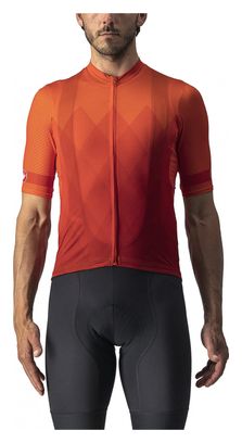 Maillot Manches Courtes Castelli A Tutta Rouge