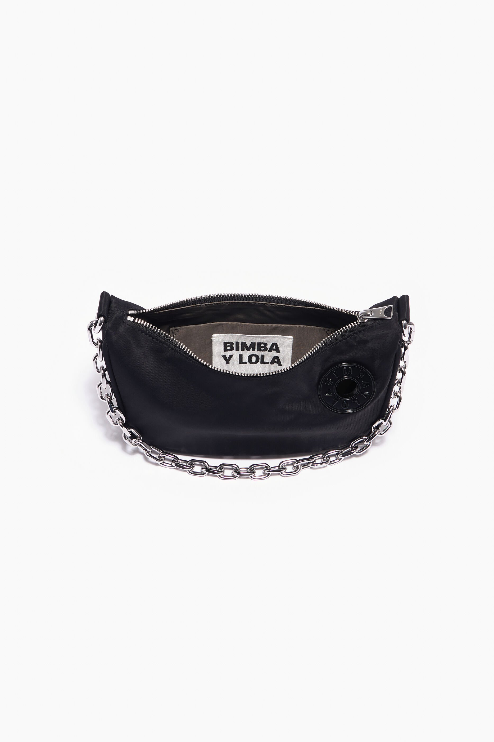 Bolsa de náilon preta Moon S