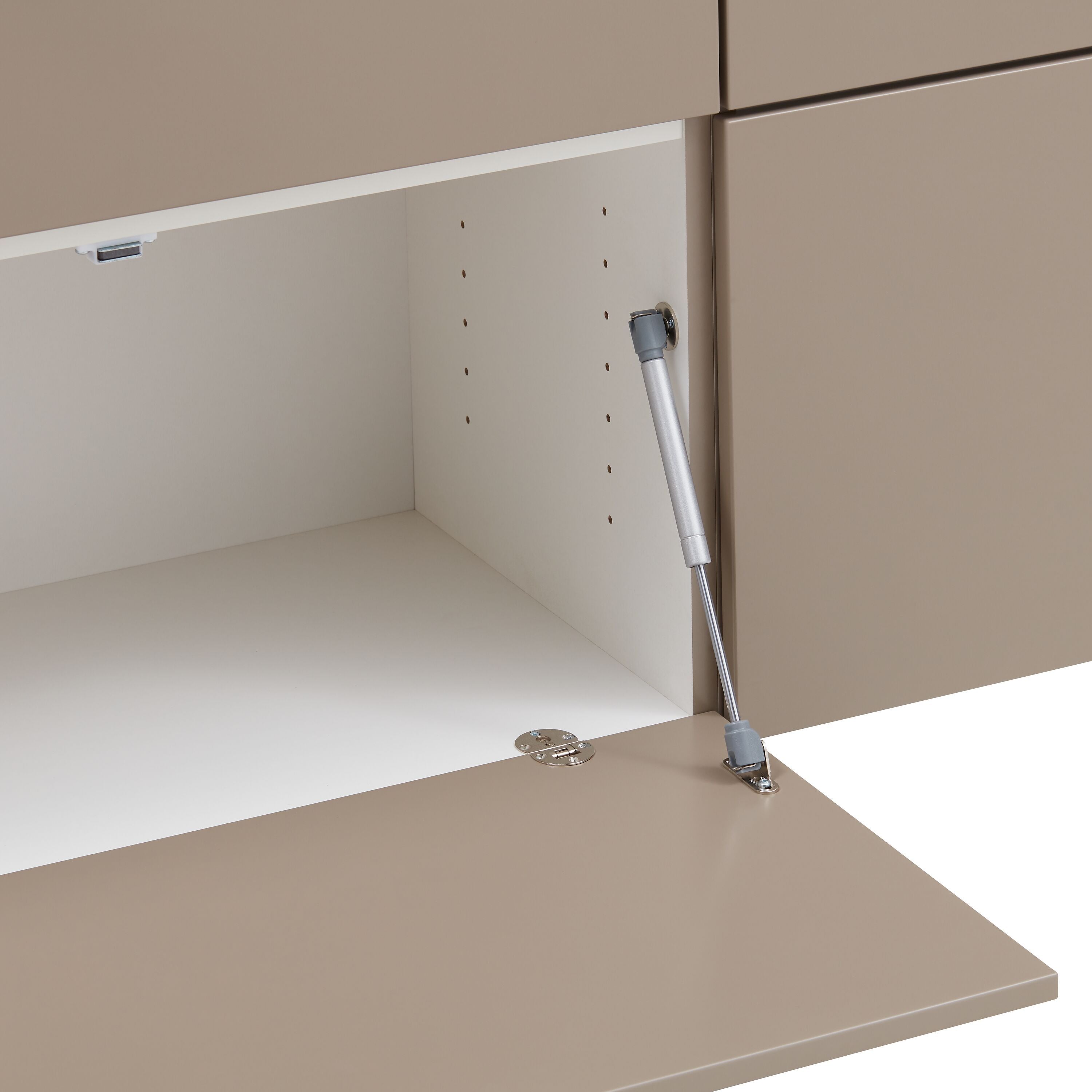 TILL Lowboard - Weiss / B: 196.0 cm x T: 41.0 cm x H: 67.0 cm