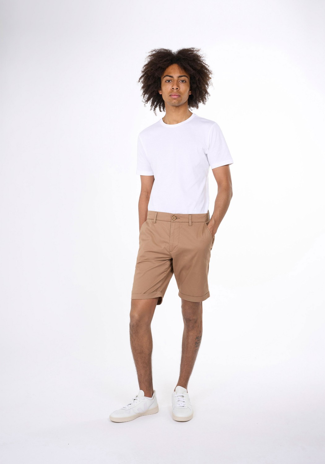 Knowledge Cotton Apparel Chino-Shorts Chuck Regular Poplin Tuffet