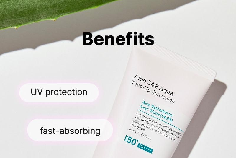 COSRX - Aloe 54.2 Aqua Tone-Up Zonnebrandcrème