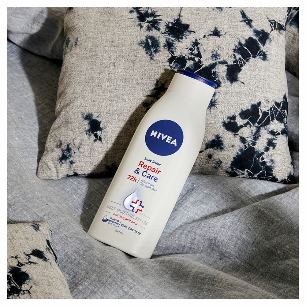 12x Nivea Bodylotion Repair & Care400 ml
