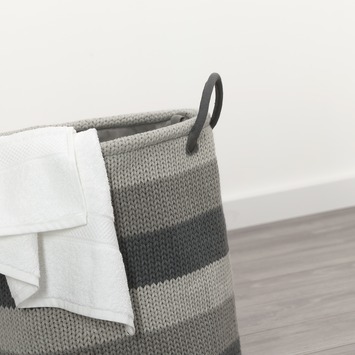 Sealskin Wasmand Knitted 36x38 cm Grijs