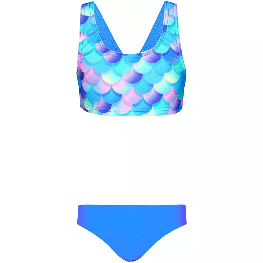 Aquarti Mädchen Sport Bikini Racerback Bustier & Bikinislip violett