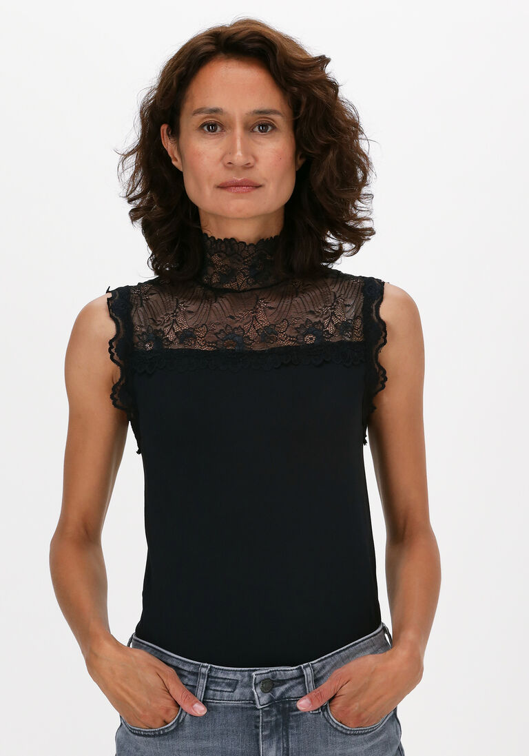 MINUS zwarte minus top vanessa high neck