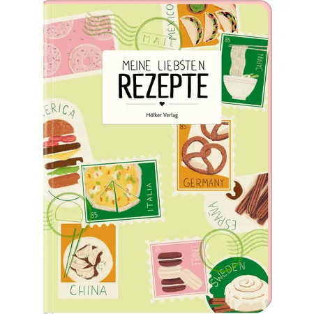 Hölker Verlag Meine liebsten Rezepte - Weltreise (Einschreibbuch)