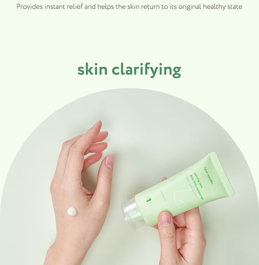 face republic - Kalmerende verzorging AHA/BHA-vochtinbrengende crème