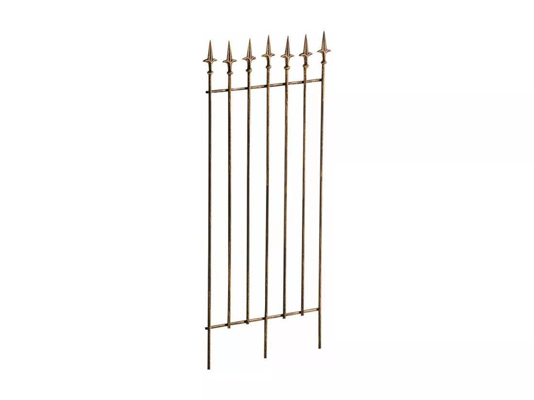 Treillis support pour plantes métal bronze 50 x 0.7 x 100 cm 10_0003874