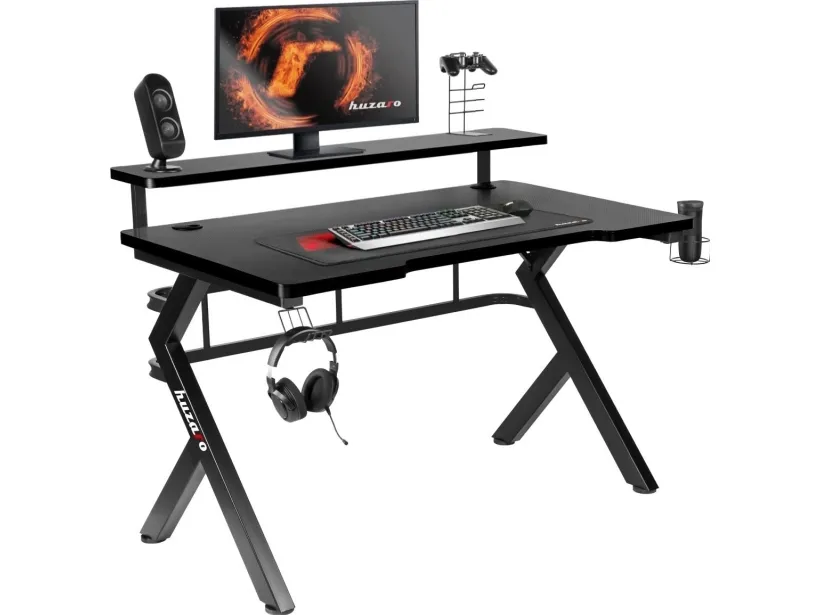 Huzaro Hero 5.0 Black computer gaming desk