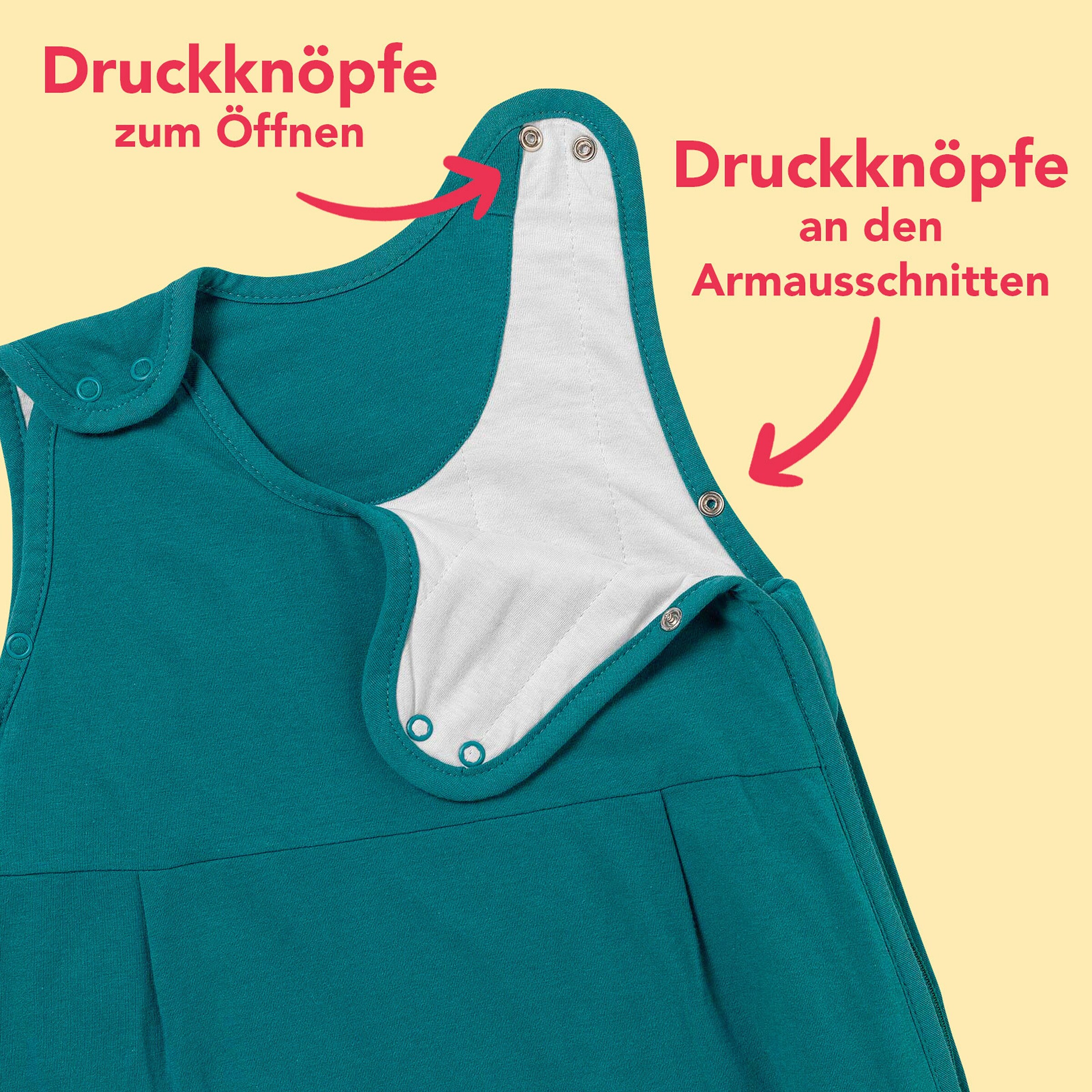 schlummersack Schlafsack ohne Füßen 2.5 Tog Petrol