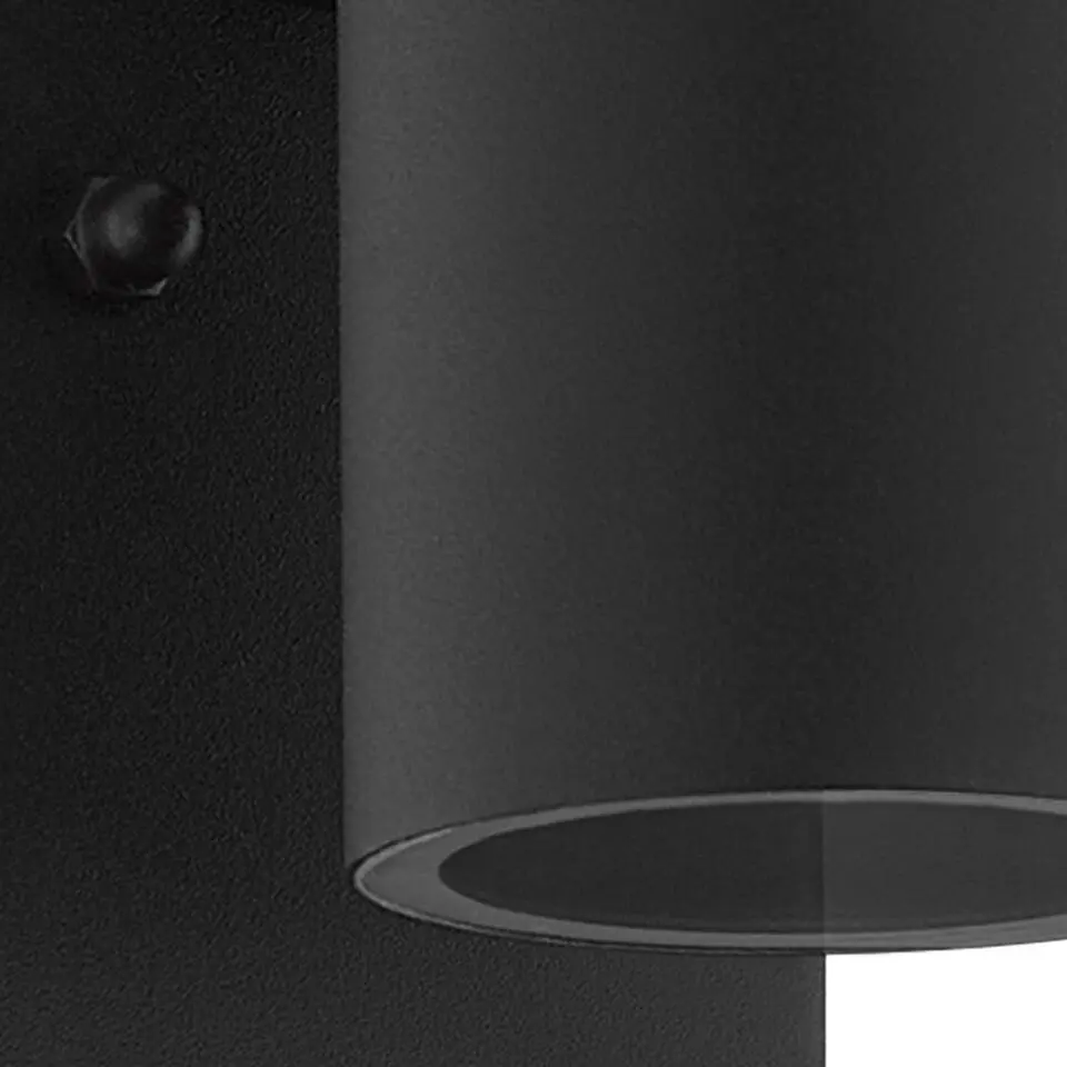 EGLORiga5WandlampBuiten-Sensor-GU10-16,5cm-Sensor-Zwart